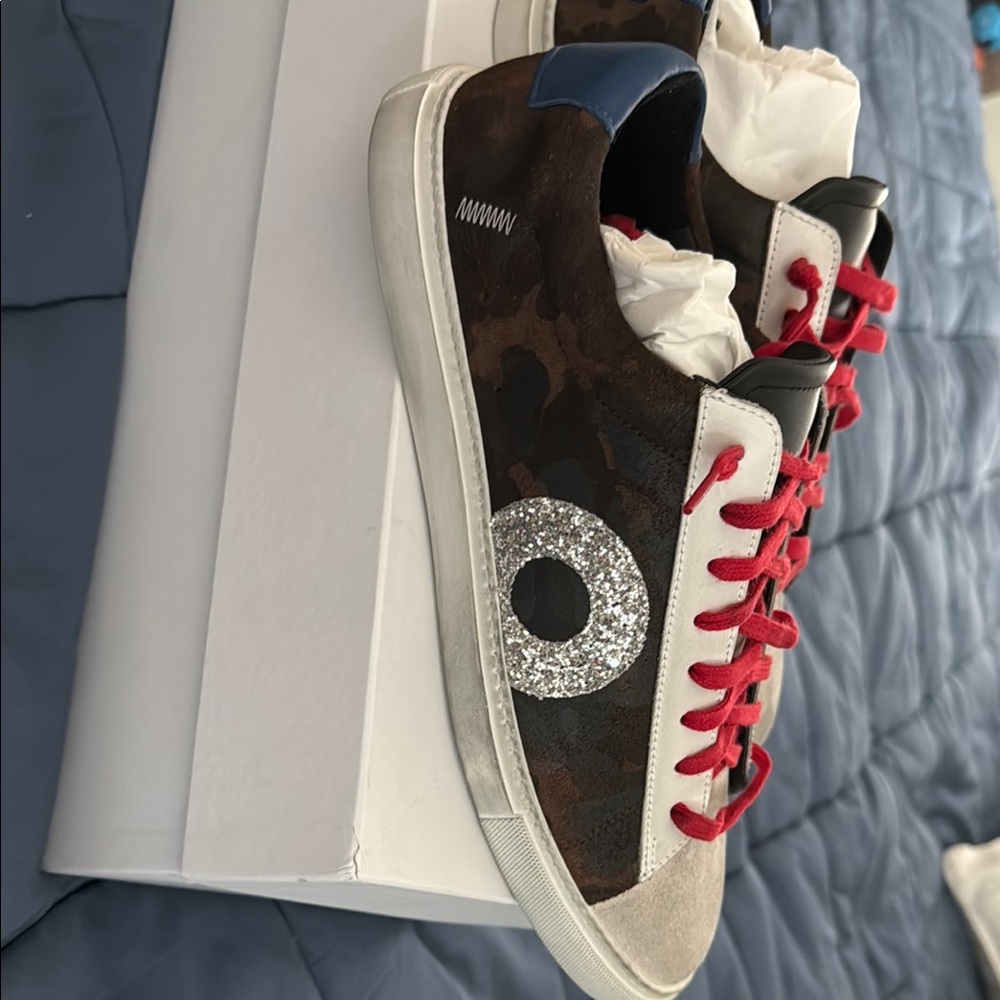 Oliver Cabell Athletic Shoes - Red, Brown, Blue, Silver